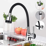 360 Rotating Kitchen Single Handle Deck Mounted Faucet