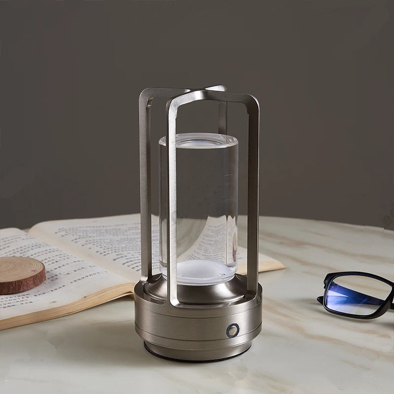 Led Cordless Industrial Style Desk Table Lamp