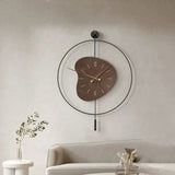 London Luminous Wall Clock Digital Minimalist Pendulum