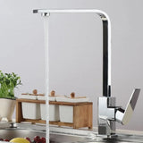 Kitchen 360 Degree Rotating Sink Deck Mounted Faucet