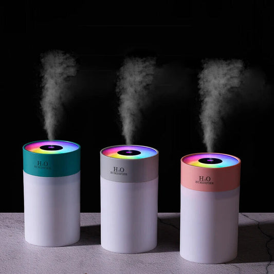 Mini Ultrasonic Air Humidifier With Light And Oil Diffuser