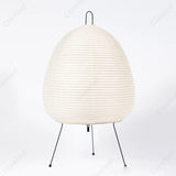 Japanese Oval Standing Paper Table Lamp