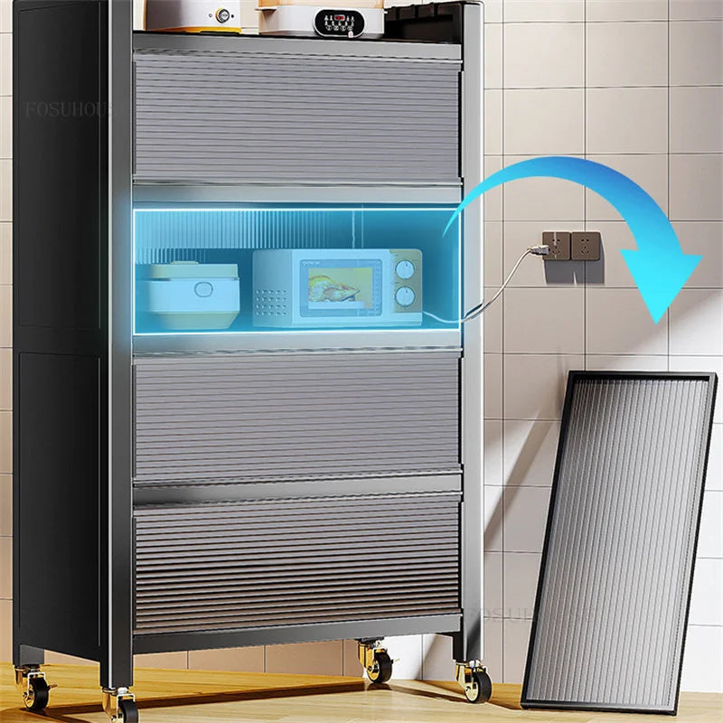 Multifunctional Multi-Layer Storage Cabinet