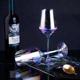 Colorful Electroplated Luxury Crystal Wine Glass