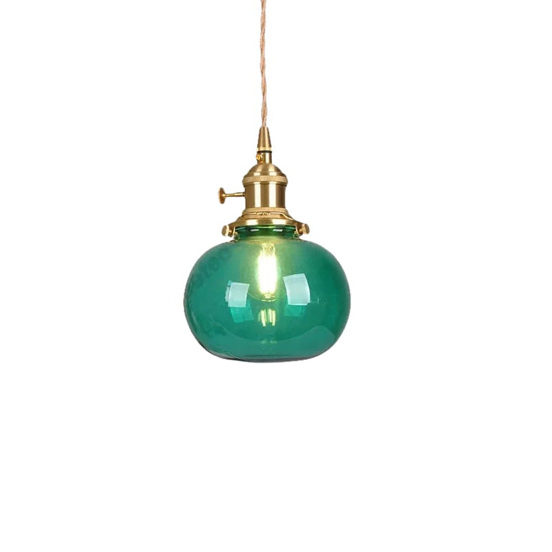 Modern Glass LED Pendant Switch Hanging Lamp