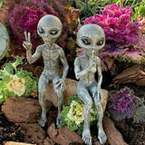 Decoration of Garden Figure Martian Alien