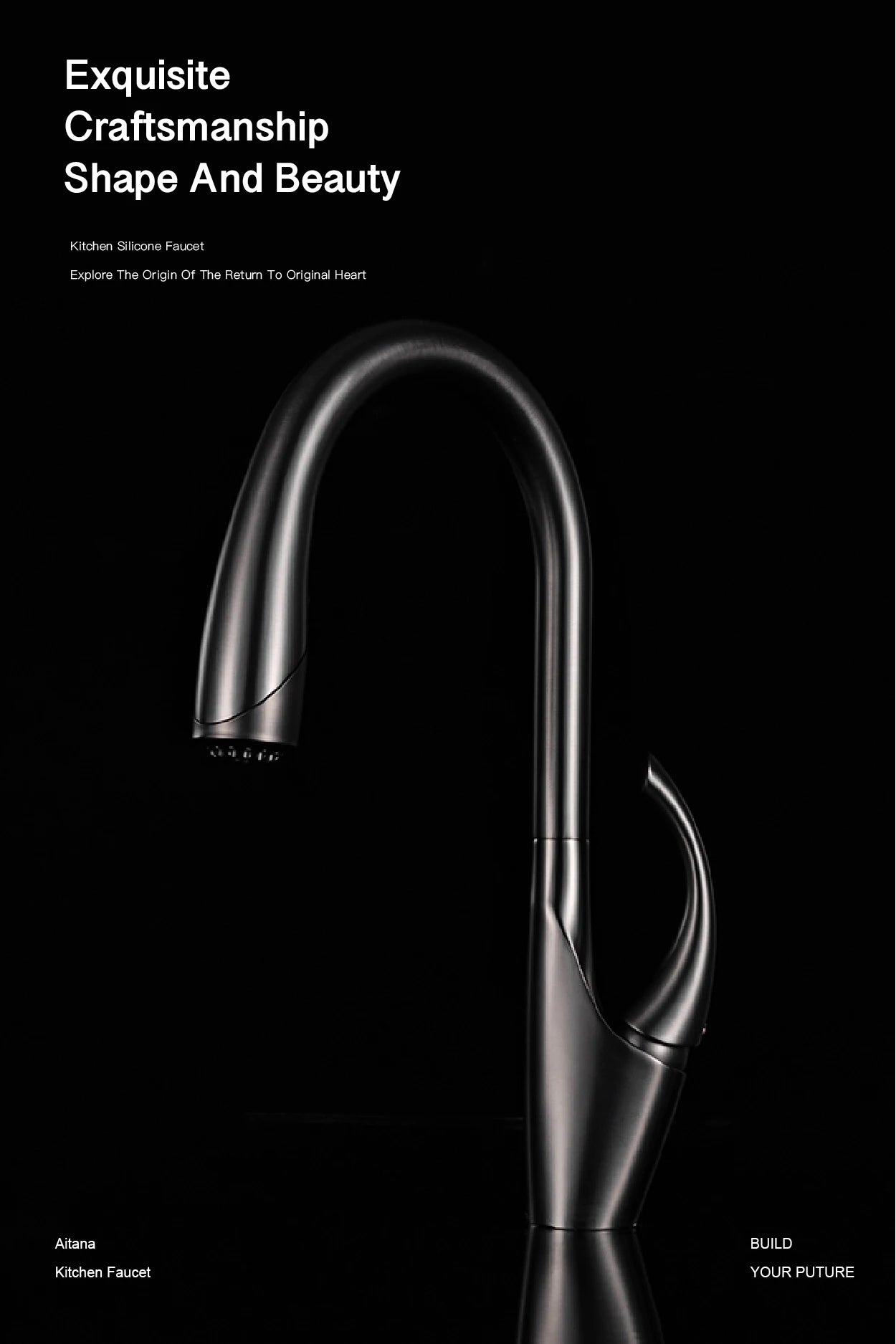 Touch Pull Out 3 Function Single Handle Dual Control Faucet