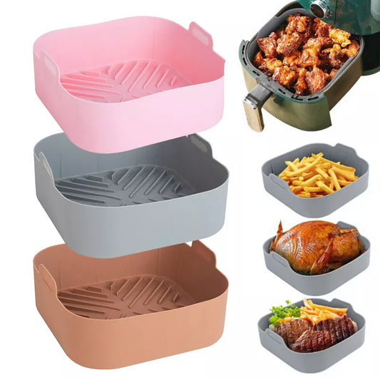 Non-Stick Silicone Baking Tray for Fryer