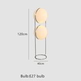 Double Triple Ball Floor Metal Light Lamp