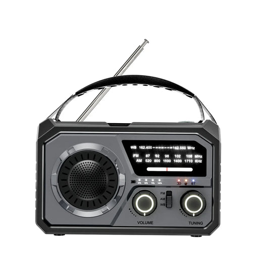 Weather Hand Crank Solar Charging SOS Alarm Radio
