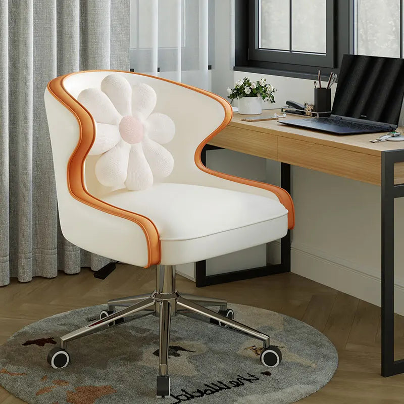 PU Adjustable Office Swivel Wheels Chair