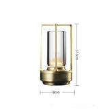 Led Cordless Industrial Style Desk Table Lamp