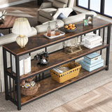 3 Tier Console Long Behind Couch Entryway Table