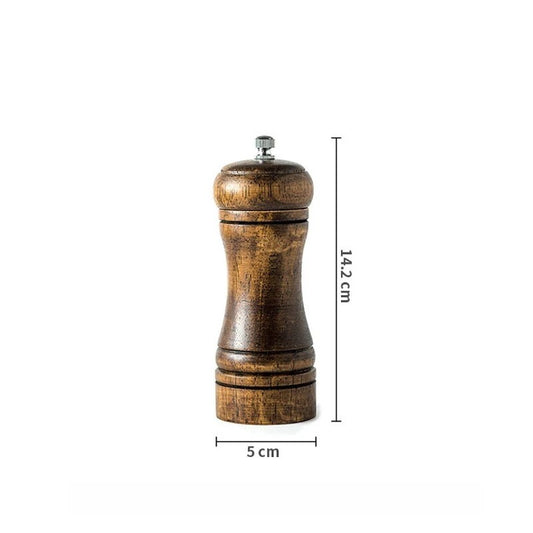 Wooden Salt, Pepper and Spice Grinder Ceramic Grinder