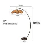 Flower Rattan LED Floor Stand Light Lamp