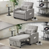 Sleeper 3 in 1 Convertible Bed Adjustable Recliner Sofa