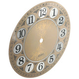 Metal Quartz Vintage Numeral Flat Wall Clock