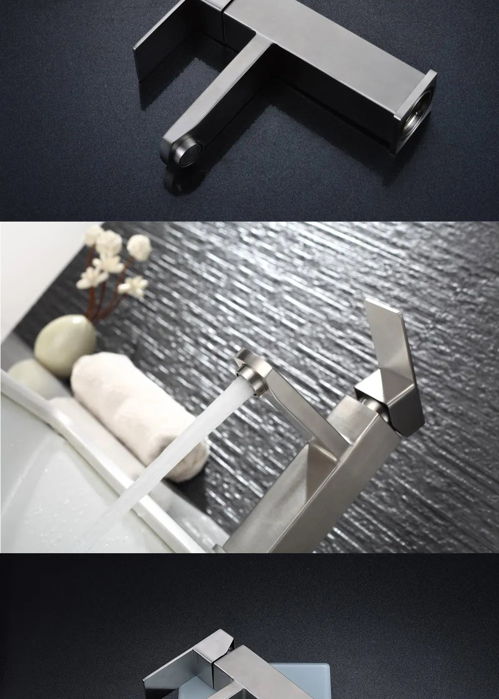 Deck Mounted Sink Tap Bathroom Faucet