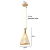 Rattan Bamboo Ceiling Hanging Lamp Pendant Light