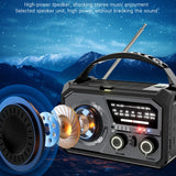 Weather Hand Crank Solar Charging SOS Alarm Radio