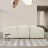 L-Shaped 4-Seater Corner Sofa, Deep Seat Design