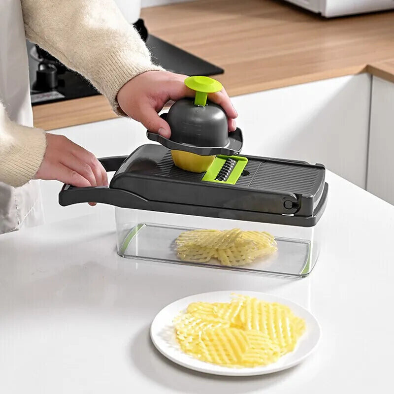 Multifunctional Vegetable Cutter Shredder Slicer Grater