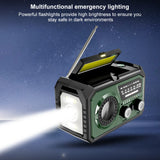 Weather Hand Crank Solar Charging SOS Alarm Radio