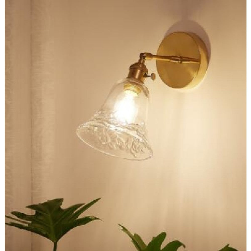 Vintage LED Clear Glass Wall Lamp