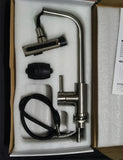 Retractable Pull Out Rotation Stream Sprayer Head Sink Faucet