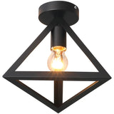 Nordic Triangle Square LED Single Head Ceiling Lamp