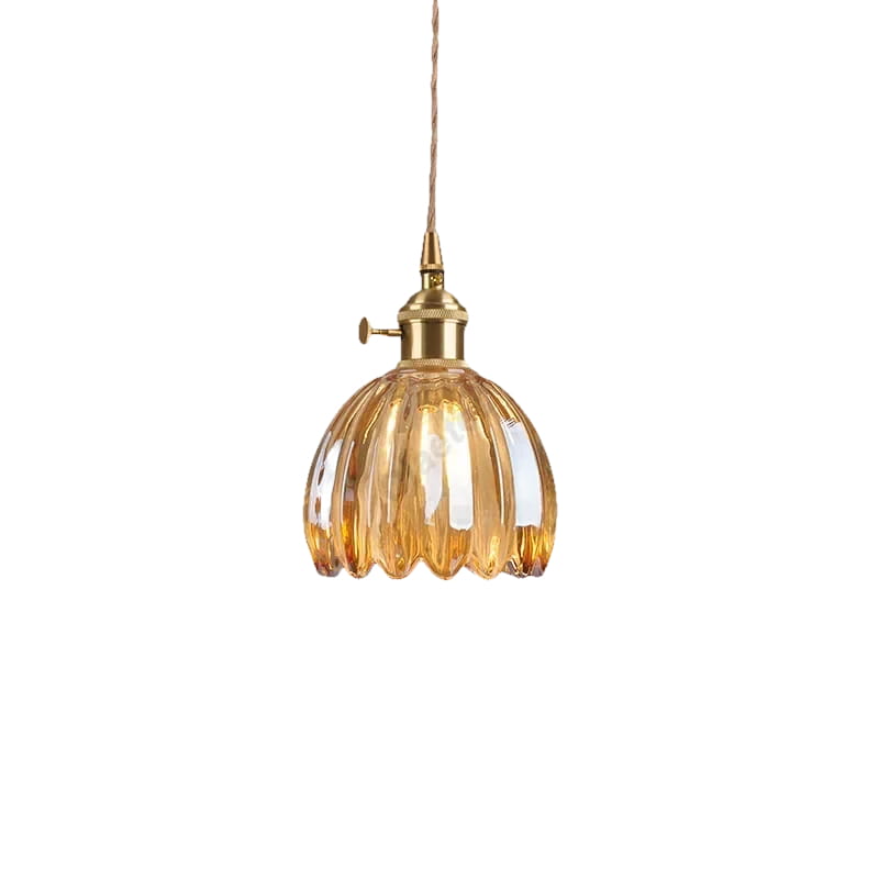 Modern Glass LED Pendant Switch Hanging Lamp