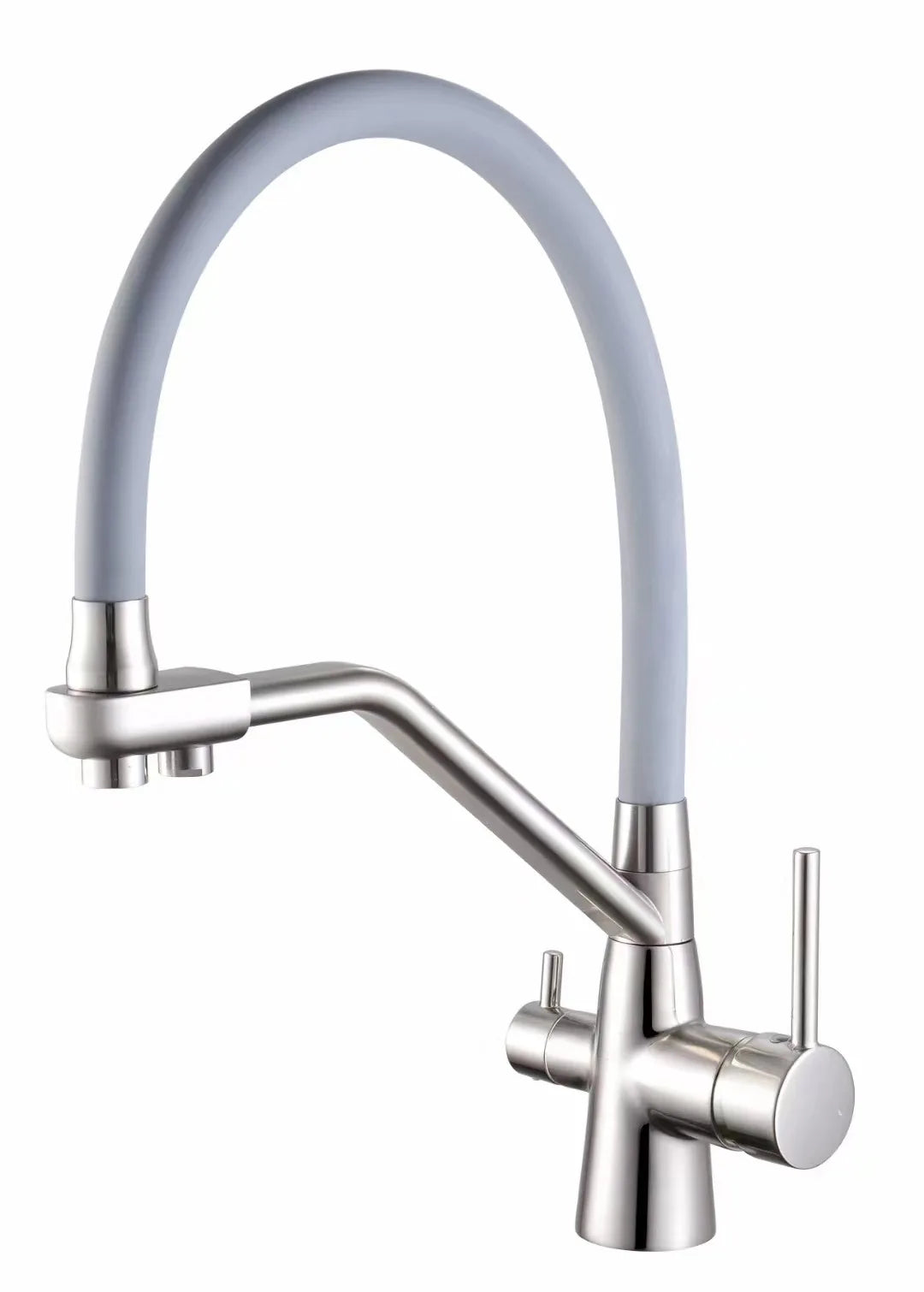 3 Way Kitchen Tap Extendible Shower Head 360° Faucet