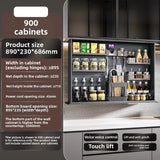 Touch Lift Wall Modern Kitchen Storage Organizer Cabinet