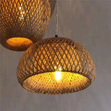 Rattan Bamboo Ceiling Hanging Lamp Pendant Light