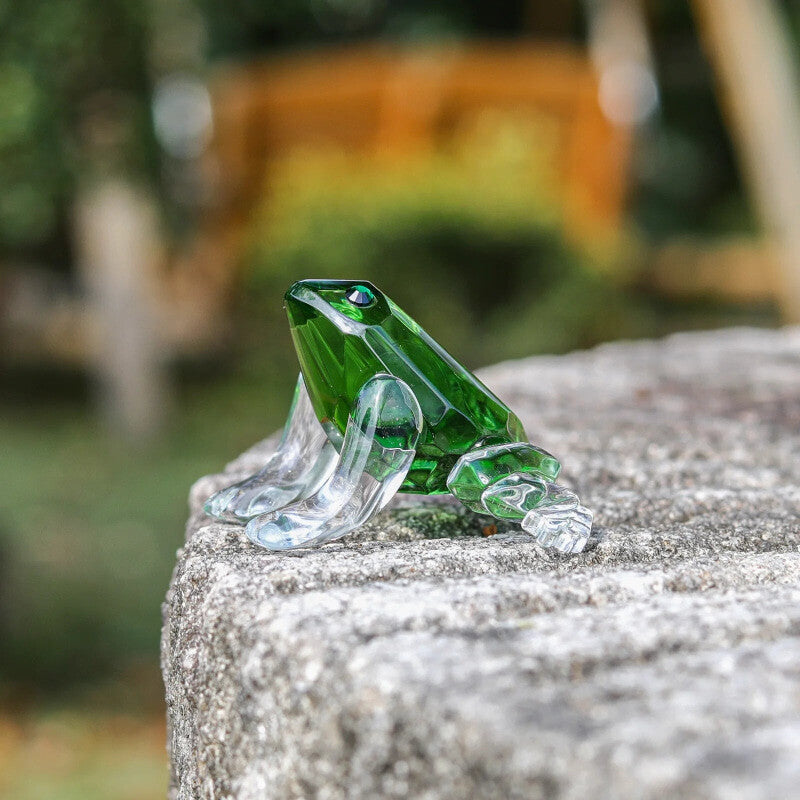 Decoration Of Glass Animal Statues For Tables