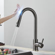 Smart Touch Pull Out Spray 360 Rotation Kitchen Faucet