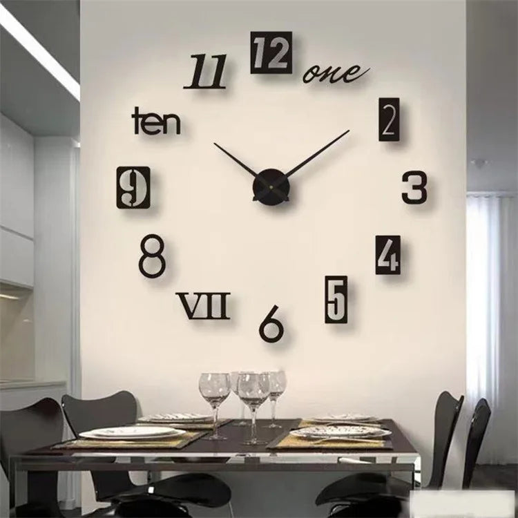 DIY Modern Acrylic Wall Clock