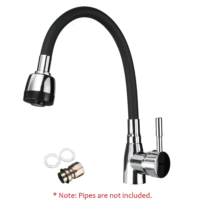 360 Rotating Kitchen Single Handle Deck Mounted Faucet