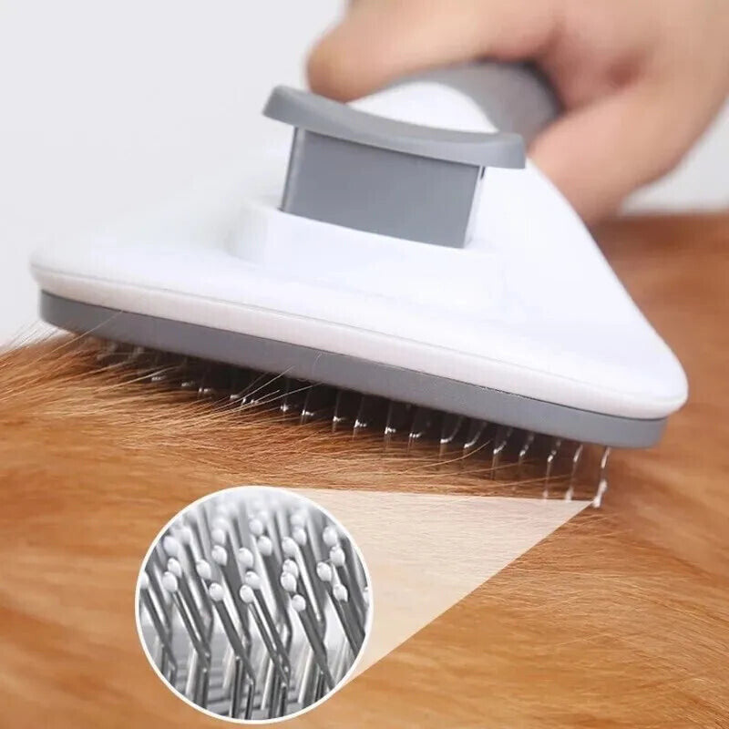 Self-Cleaning Pet Hair Removal Brush Skimming Comb