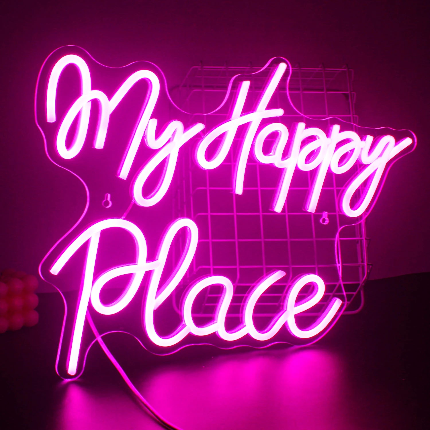 My Happy Place Neon Sign