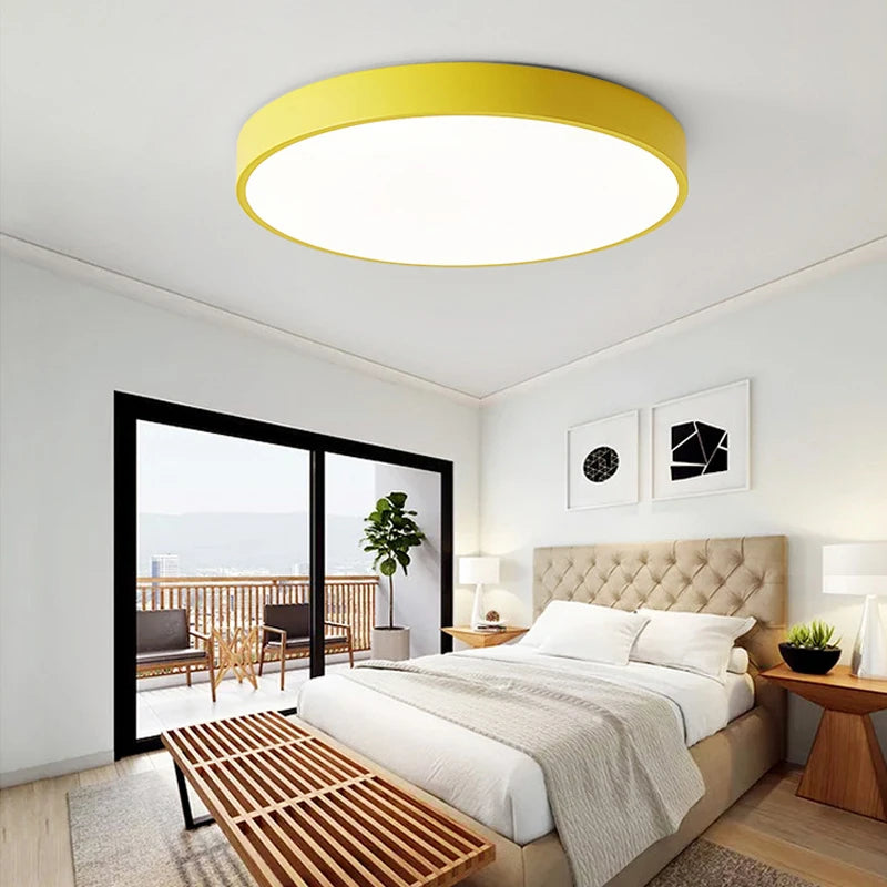 Modern Minimalist LED Flush Mount Ceiling Lamp