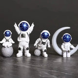 Astronaut Statue Figure Decoration on the Moon Different