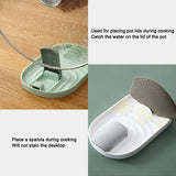 Multifunctional Utensils Foldable Style Lid Shovel Pot Holder