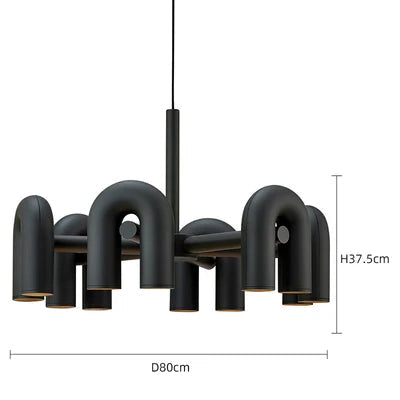 Modern Simple Bauhaus U Shaped Pendant Lamp