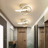 Circle Intercept Shape LED Modern Minimalist Ceiling Lights Lamp