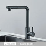 Pull Out Sprayer Nozzle Tap Deck Kitchen Sink Faucet