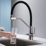 3 Way Kitchen Tap Extendible Shower Head 360° Faucet