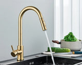 Two Function Single Handle Pull Out Deck Mounted Faucet