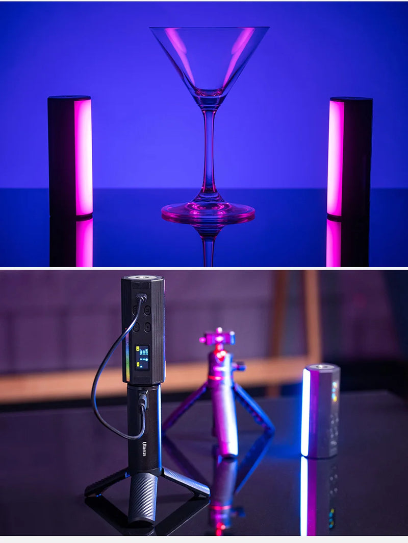 RGB Tube Portable Rechargeable Battery Fill Light