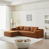 5-Seater Modular Sectional Couch in Sherpa Fabric